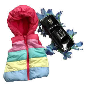 Little Me NWOT Vest Puffer Jacket Girls 12M